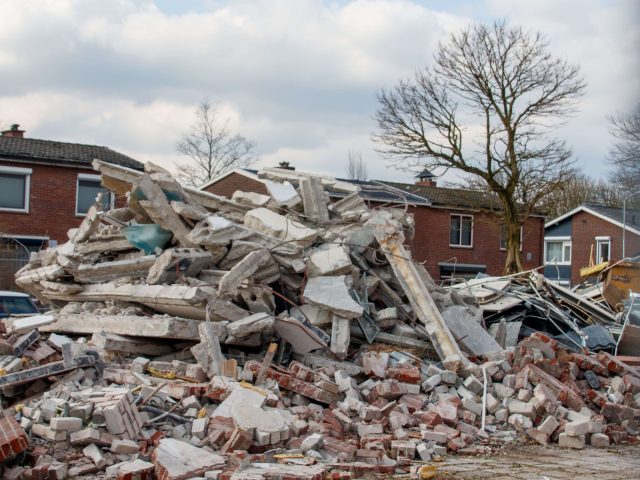 Abbrucharbeiten – Rückbau eines Gebäudes