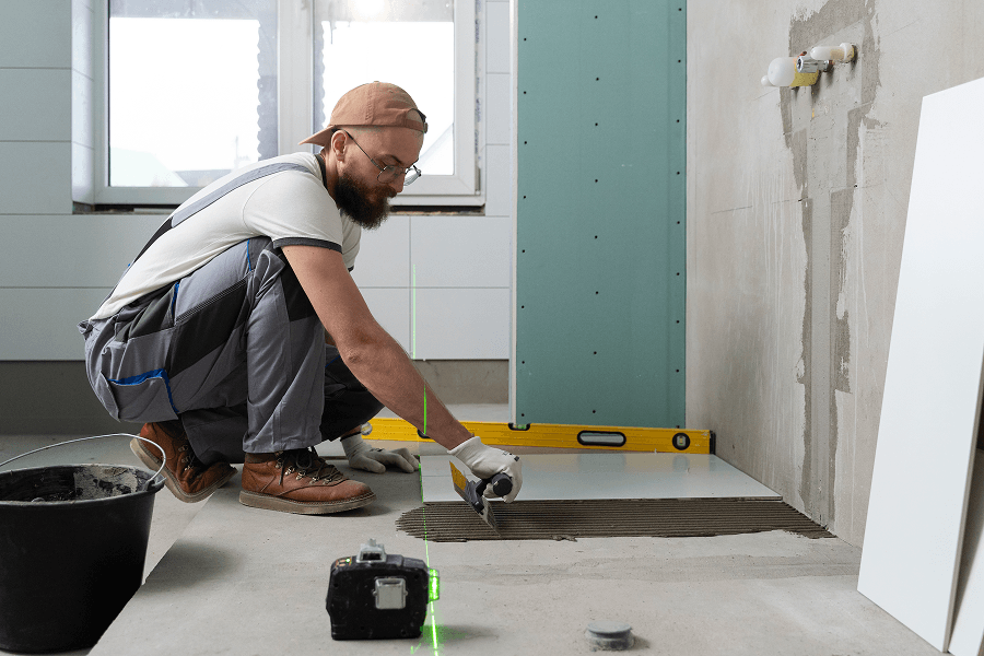 Badumbau – Fliesen- und Sanitärtechnik im Rohbau