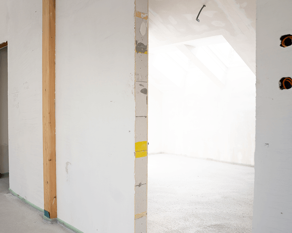Trockenbau – neue Zwischenwand mit Türdurchbruch