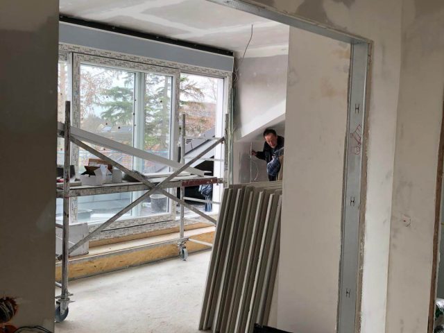 Vorher – Dachgeschoss – Glastrennwand
